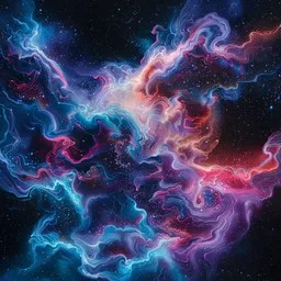 A colourful abstract view of the Cosmere