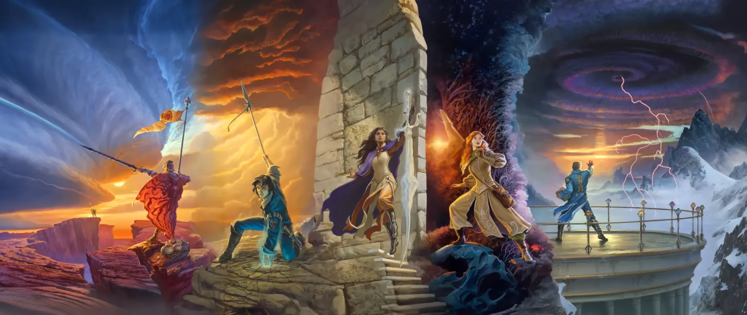 The Cosmere worlds, including Roshar
